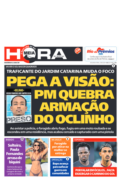 MEIA HORA - Edição de 03 de Agosto de 2026