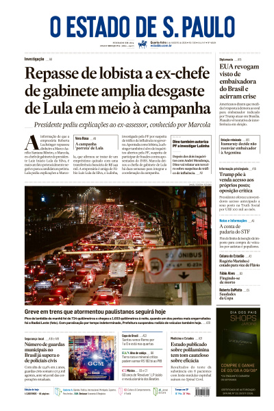 Estadão - Edição de 05 de Agosto de 2026