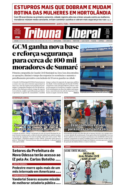 Tribuna Liberal - Edição de 06 de Agosto de 2026