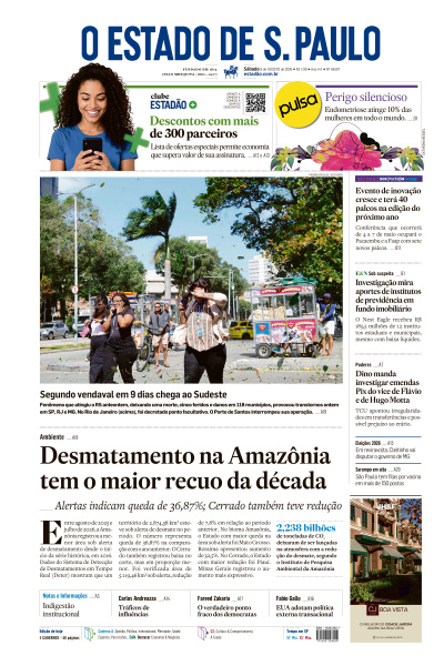 Estadão - Edição de 08 de Agosto de 2026