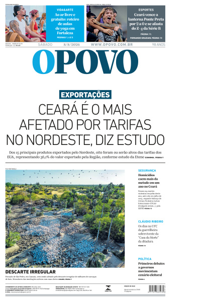 O POVO - Edição de 08 de Agosto de 2026
