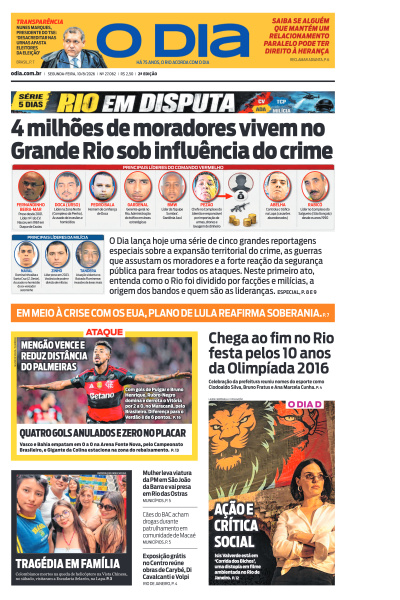 O DIA - Edição de 10 de Agosto de 2026