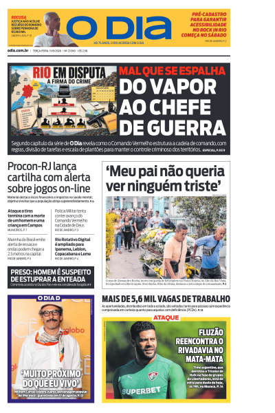 O DIA - Edição de 11 de Agosto de 2026