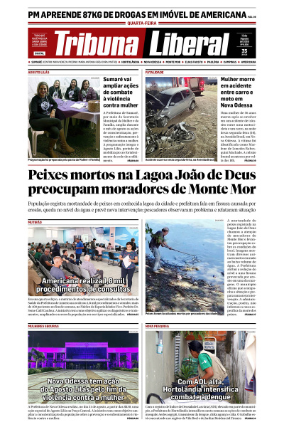 Tribuna Liberal - Edição de 12 de Agosto de 2026