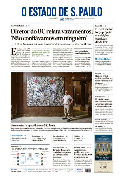 Estadão - Edição de 12 de Agosto de 2026