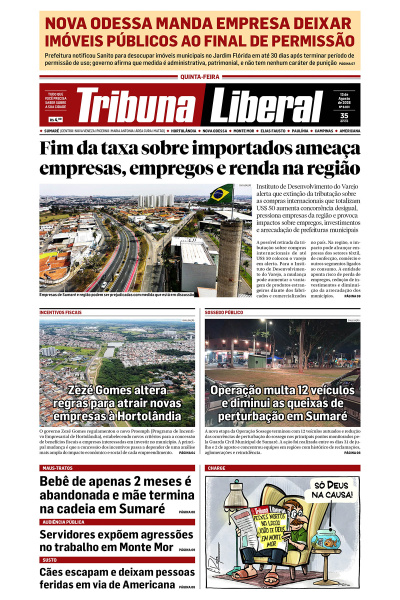Tribuna Liberal - Edição de 13 de Agosto de 2026