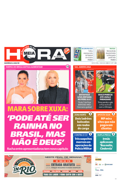 MEIA HORA - Edição de 14 de Agosto de 2026