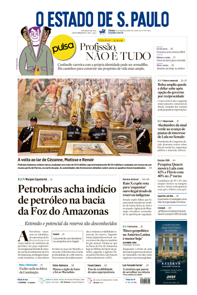 Estadão - Edição de 15 de Agosto de 2026