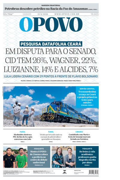 O POVO - Edição de 15 de Agosto de 2026