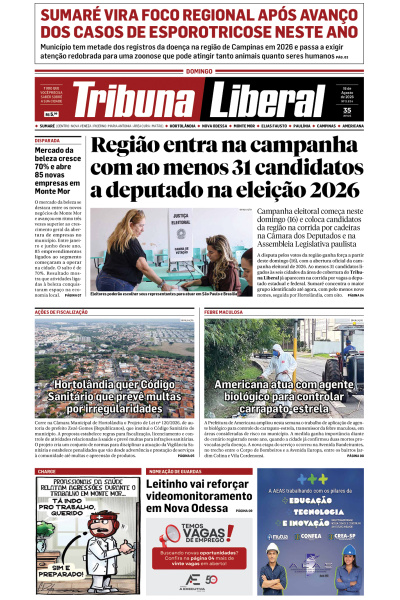 Tribuna Liberal - Edição de 16 de Agosto de 2026