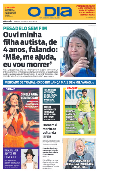 O DIA - Edição de 18 de Agosto de 2026