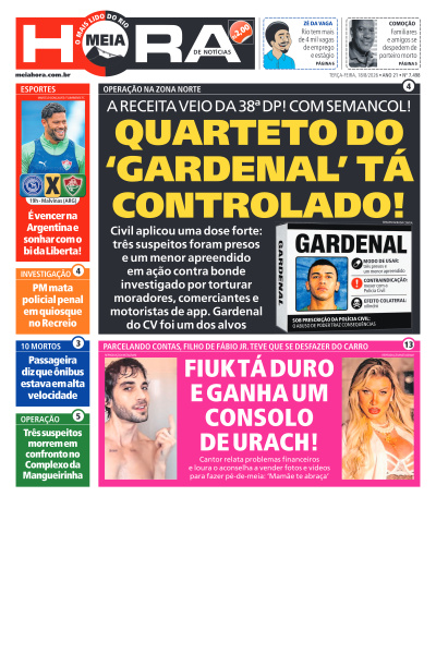 MEIA HORA - Edição de 18 de Agosto de 2026