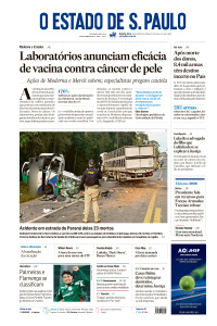 Estadão - Edição de 20 de Agosto de 2026