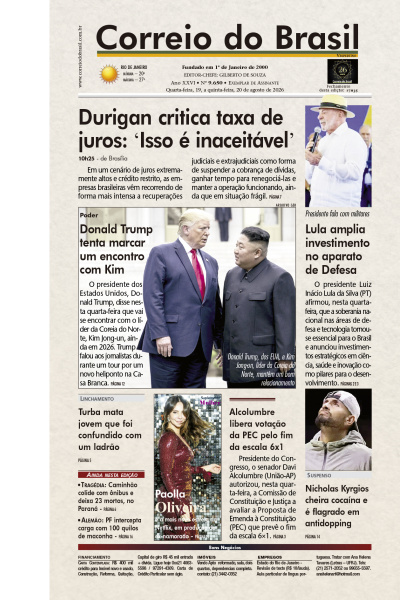 Correio do Brasil - Edição de 20 de Agosto de 2026