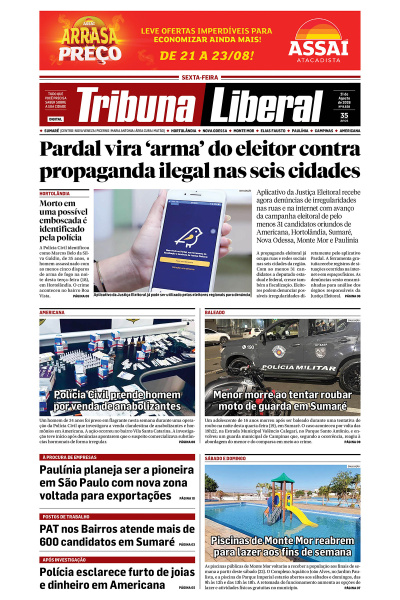 Tribuna Liberal - Edição de 21 de Agosto de 2026
