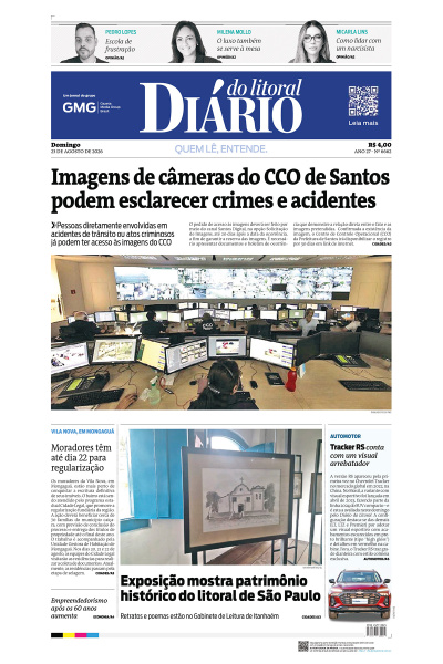 Diário do Litoral – Edição de 23 de agosto de 2026