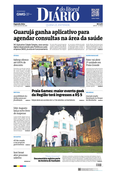 Diário do Litoral – Edição de 24 de agosto de 2026