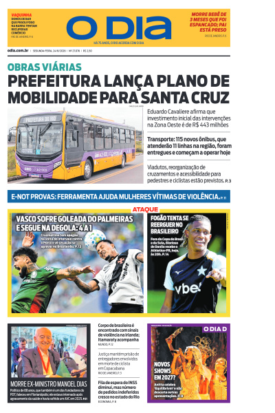O DIA - Edição de 24 de Agosto de 2026