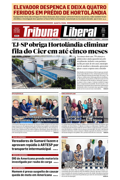 Tribuna Liberal - Edição de 26 de Agosto de 2026