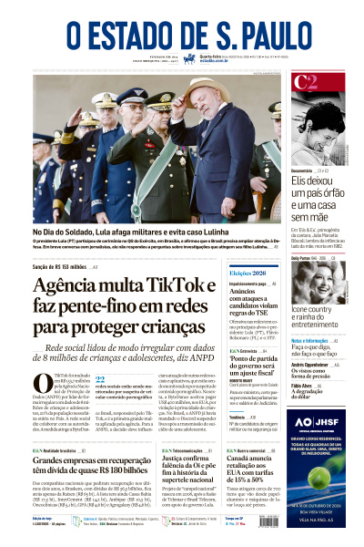 Estadão - Edição de 26 de Agosto de 2026