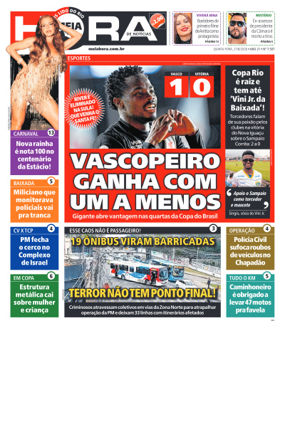 MEIA HORA - Edição de 27 de Agosto de 2026