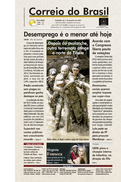 Correio do Brasil - Edição de 28 de Agosto de 2026