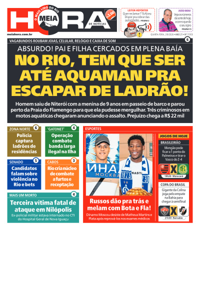 MEIA HORA - Edição de 02 de Setembro de 2026