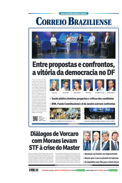 Correio Braziliense - Edição de 02 de Setembro de 2026