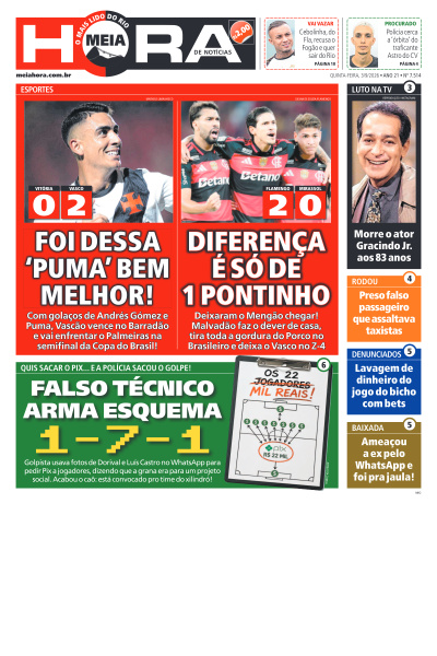 MEIA HORA - Edição de 03 de Setembro de 2026