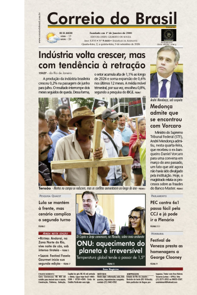 Correio do Brasil - Edição de 03 de Setembro de 2026