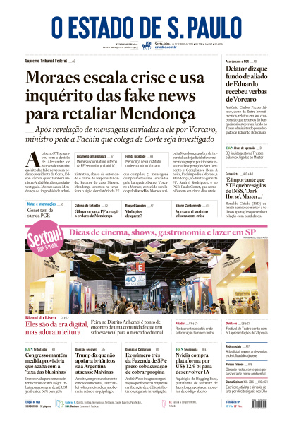 Estadão - Edição de 04 de Setembro de 2026