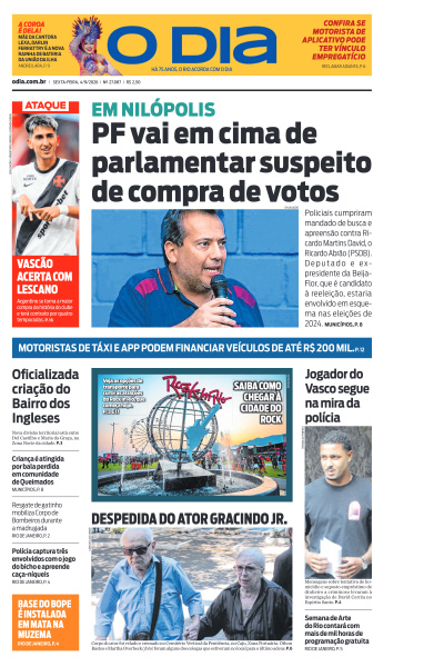 O DIA - Edição de 04 de Setembro de 2026