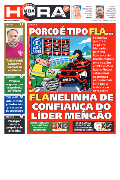 MEIA HORA - Edição de 08 de Setembro de 2026