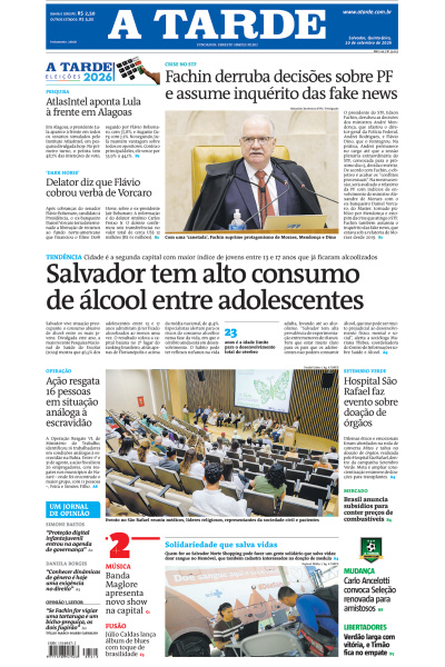 A TARDE - Edição de 10 de Setembro de 2026