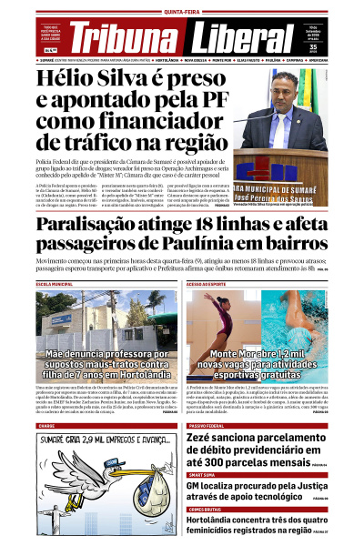 Tribuna Liberal - Edição de 10 de Setembro de 2026