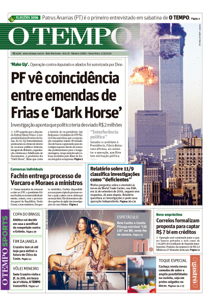 O TEMPO - Edição de 11 de Setembro de 2026