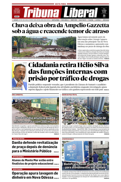 Tribuna Liberal - Edição de 11 de Setembro de 2026