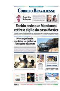 Correio Braziliense - Edição de 11 de Setembro de 2026