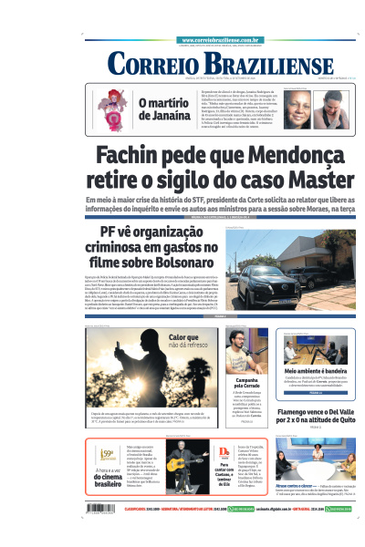 Correio Braziliense - Edição de 11 de Setembro de 2026