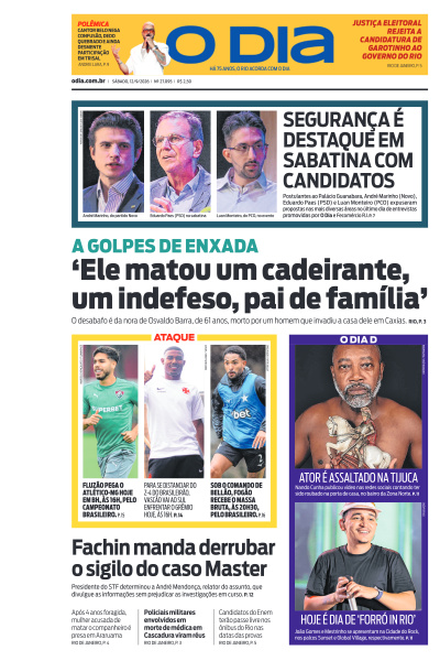O DIA - Edição de 12 de Setembro de 2026