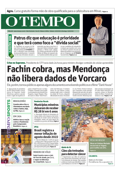 O TEMPO - Edição de 12 de Setembro de 2026