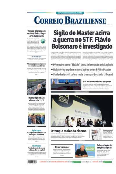 Correio Braziliense - Edição de 12 de Setembro de 2026