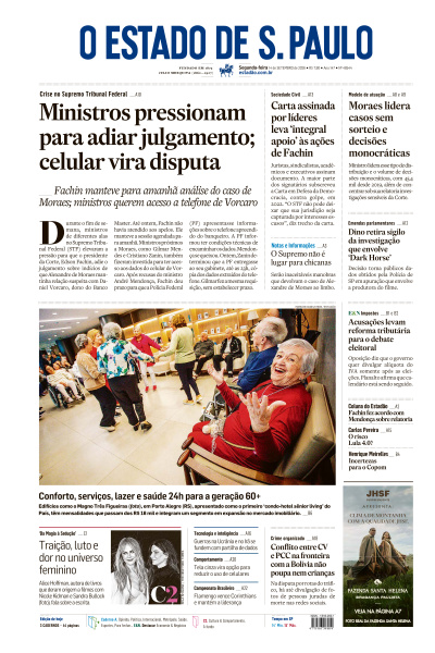 Estadão - Edição de 14 de Setembro de 2026