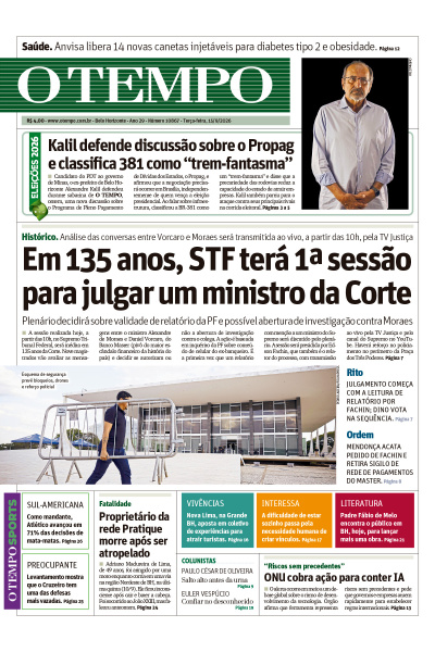 O TEMPO - Edição de 15 de Setembro de 2026