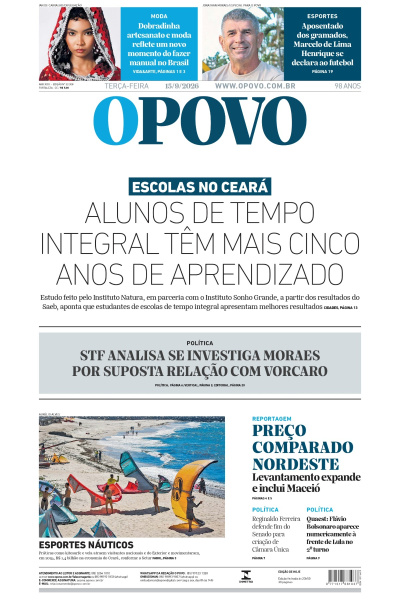 O POVO - Edição de 15 de setembro de 2026