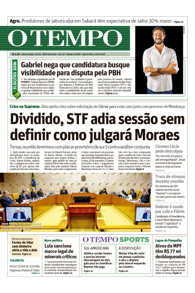 O TEMPO - Edição de 16 de Setembro de 2026