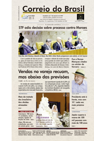 Correio do Brasil - Edição de 16 de Setembro de 2026