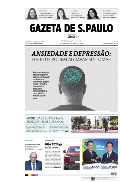 Gazeta de S. Paulo - Edição de 19 de Setembro de 2026