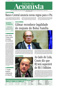 Diário do Acionista - 19 a 21 de setembro de 2026
