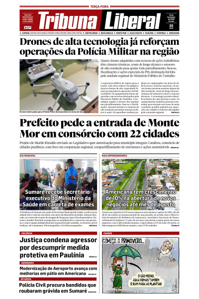 Tribuna Liberal - Edição de 23 de Setembro de 2026